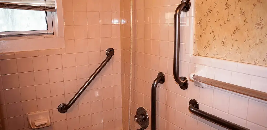 Shower grab bar installation for bathroom safety and accessibility in Chattanooga, TN