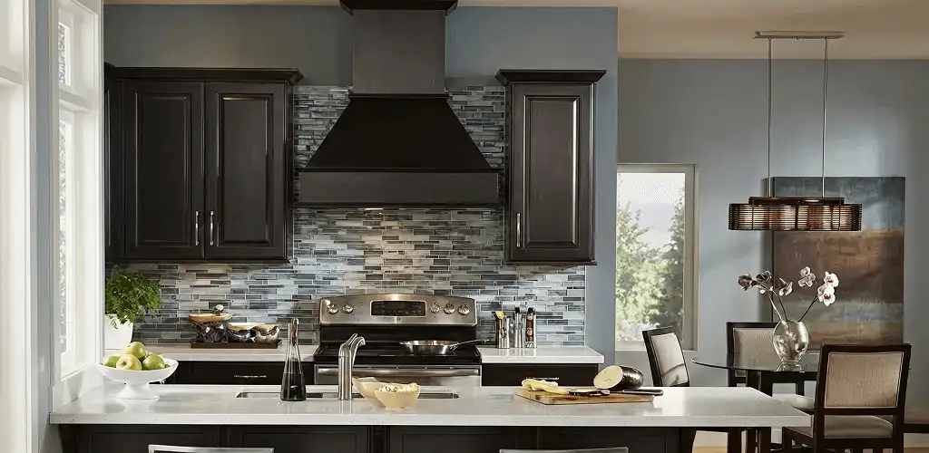 Kitchen cabinet painting and refinishing in a modern kitchen in Chattanooga, TN